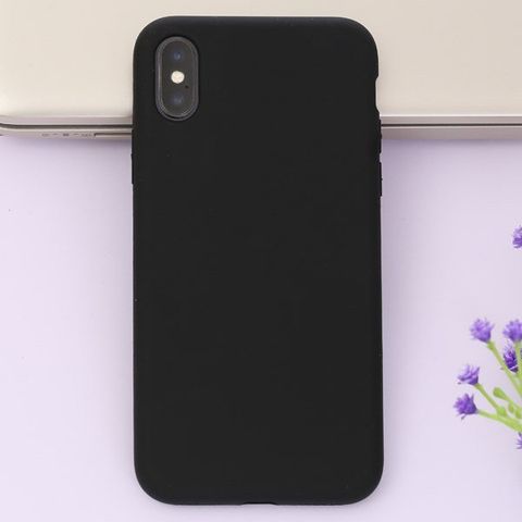 Ốp lưng iPhone X Nhựa dẻo Ultra Slim Silicone Case JM Đen