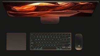 Xuất hiện ý tưởng về mẫu iMac tích hợp bộ sạc không dây ở chân đế, đi kèm bàn phím hỗ trợ đèn nền và chuột không dây Magic
