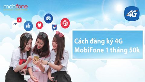 Cách đăng ký 4G MobiFone 1 tháng 50k nhanh đơn giản HOT 2021