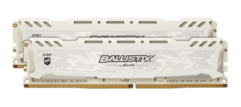 Crucial Ballistix Sport Lt White 8Gb Ddr4-2400 Udimm