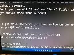 Phục hồi dữ liệu bị virus mã hóa, hacker tống tiền Support@freshingmail.top