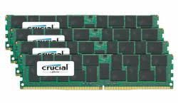 Crucial 128Gb Kit (4 X 32Gb) Ddr4-2400 Rdimm Vlp