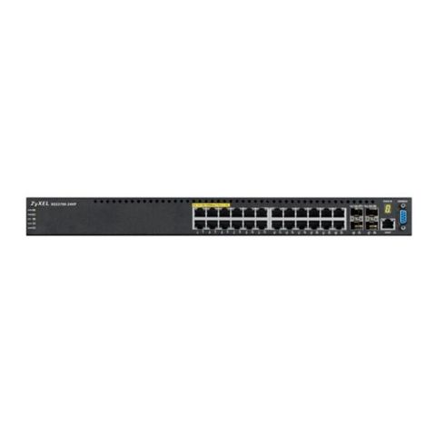 Switch L3 24 Port Poe + 4 Port 10g Sfp Zyxel Xgs3700-24hp