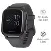Đồng hồ thông minh Garmin Venu SQ dây silicone xám