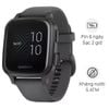 Đồng hồ thông minh Garmin Venu SQ dây silicone tím