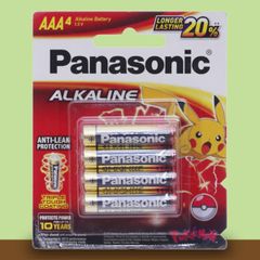 Pin AAA 4 viên Panasonic Alkaline LR03T-4BPKV 
