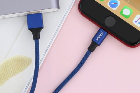 Cáp Lightning 2m eValu LTL-04 Đỏ