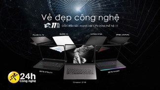 MSI ra mắt loạt laptop trang bị Intel dòng H thế hệ 11 mới nhất, đồ họa NVIDIA GeForce RTX 30 series mạnh mẽ