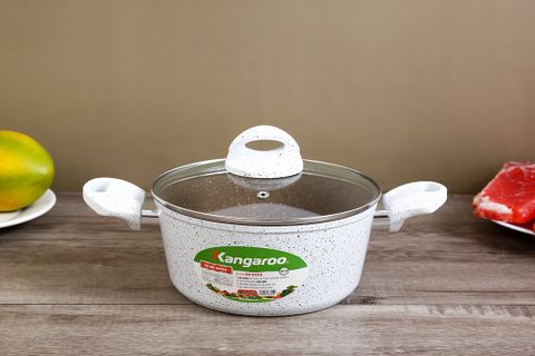Nồi nhôm chống dính đáy từ 20cm Kangaroo KG995S
