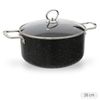 Nồi nhôm chống dính nắp kính 26 cm Delites NDE