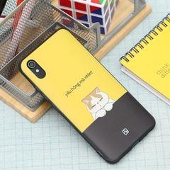  Ốp lưng ViVo Y91C nhựa dẻo in hình Solid Priting I JM 19E069 Mèo ngố 