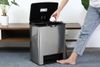 Thùng rác inox 26 lít Fitis SPD1-901