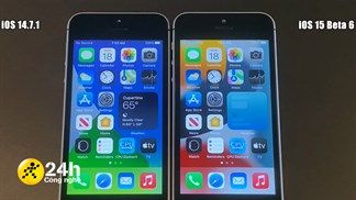 So sánh tốc độ iOS 15 beta 6 và iOS 14.7.1: Bản beta mới của iOS 15 hụt hơi trên các dòng iPhone cũ?