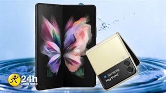 Galaxy Z Fold 3 và Galaxy Z Flip 3 sẽ đạt xếp hạng IPX8, như vậy các bạn đỡ lo máy bị 'đuối nước' rồi nhé