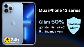 Rước iPhone 13 series, nhận liền ưu đãi giảm sốc 50% cho gói bảo hiểm rơi vỡ 6 tháng, bỏ qua sao được bạn nhỉ?