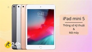 Tất tần tật thông tin cần biết về iPad mini 5: Thông số cấu hình, mã phiên bản để nhận dạng đúng dòng máy