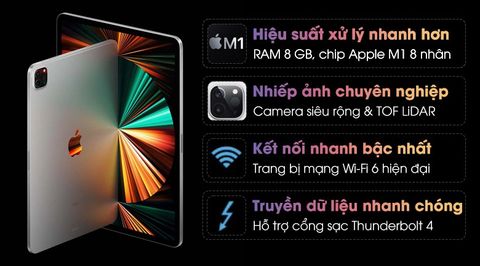 iPad Pro M1 2021 (Wifi / 128GB / 256GB) | Giá cực sốc