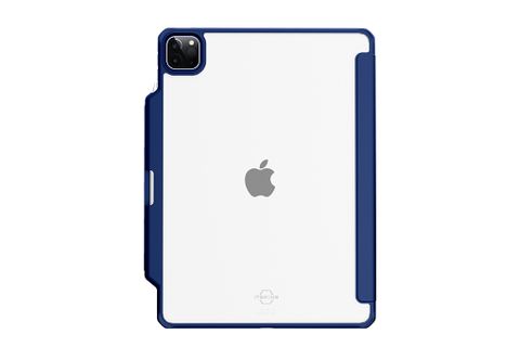 Ốp lưng iPad Pro M1 2021 12.9 inch ITSKINS Hybrid Solid Folio Drop Tes Xanh Navy