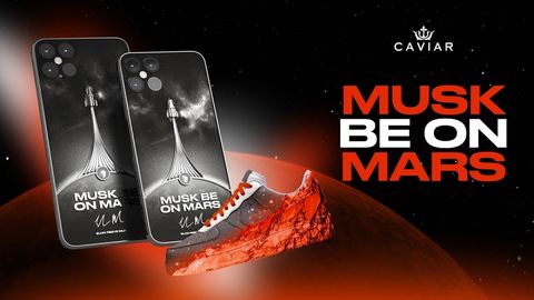 Choáng ngợp trước iPhone 12 Pro phiên bản giới hạn Murk be on Mars, mặt lưng đính kèm mảnh vật chất không gian từ tàu SpaceX