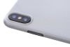 Ốp lưng iPhone X Nhựa dẻo Fibrin JM Bạc