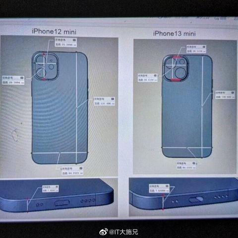 iPhone 13 mini có camera đặt chéo