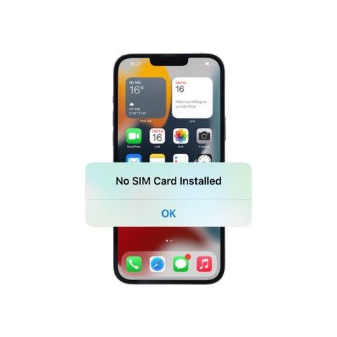 iPhone 13 Pro không nhận sim