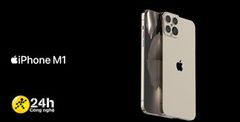  iPhone M1 lộ thiết kế trong bản concept mới: Ngoại hình khá dị, tai thỏ biến mất, có cảm biến vân tay trong màn hình 
