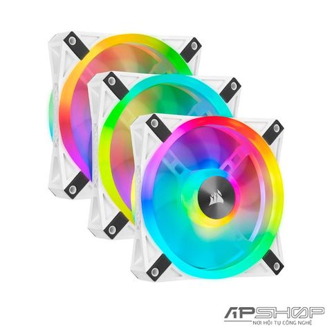 Fan Corsair Icue Ql120 Rgb - Kit 3 Fan White