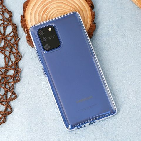 Ốp lưng Galaxy S10 Lite nhựa dẻo Line Side TPU COSANO Trắng