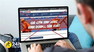 Xuất hiện website giả mạo EVN cung cấp thông tin về giá điện và lịch cắt điện, mọi người cẩn thận để tránh bị lừa đảo