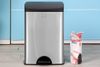 Thùng rác inox 15 lít Fitis SPS1-901