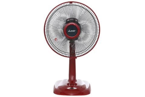 Quạt bàn Mitsubishi D12-GV CY-RD đỏ đậm