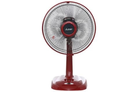 Quạt bàn Mitsubishi D12-GV CY-RD đỏ đậm