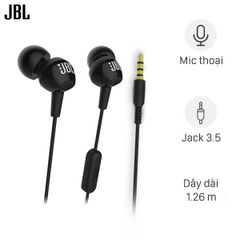  Tai nghe EP JBL C150 Đen 