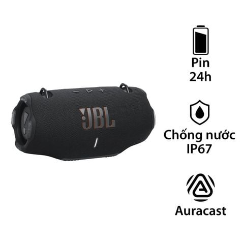 Loa JBL Xtreme 4 (NEW 2024) Bluetooth 5.3, Pin 24h, IP67, Auracast, AI Sound Boost, App JBL Portable (Có dây đeo vai)