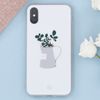 Ốp lưng iPhone X Nhựa dẻo Solid in hình II JM JM180627 bình chứa hoa