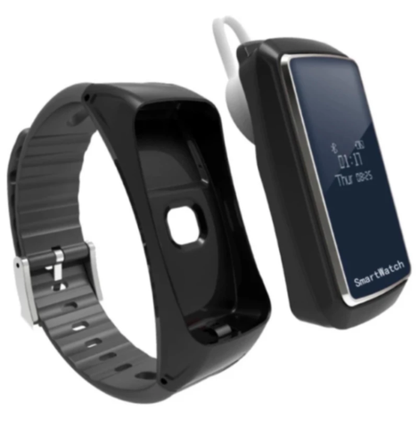 Đồng Hồ Thông Minh Tích Hợp Tai Nghe Bluetooth 2in1 B2