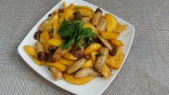  Cách làm món mít xào nấm đùi gà chay giòn ngọt, hấp dẫn 