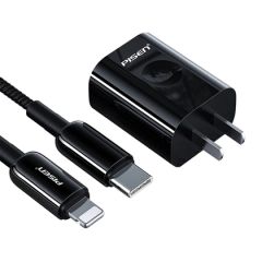  Combo Sạc Pisen Quick PD 18W Kèm Cáp Lightning 