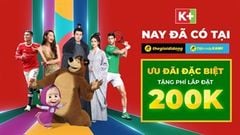  Tận hưởng trọn vẹn thế giới giải trí đỉnh cao cùng truyền hình K+, nhận ngay ưu đãi hấp dẫn khi lắp đặt từ hôm nay 