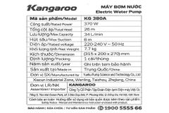  Máy bơm nước Kangaroo KG 380A 