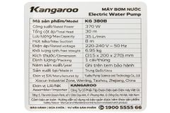  Máy bơm nước Kangaroo KG380B 