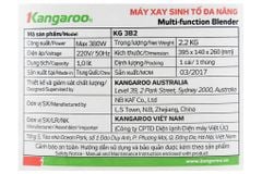  Máy xay sinh tố Kangaroo KG3B2 