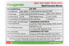  Máy xay sinh tố Kangaroo KG3B2 