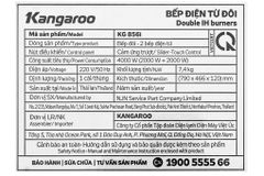  Bếp điện từ đôi Kangaroo KG856i 