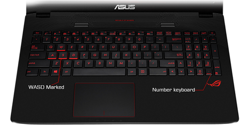 Bàn Phím Keyboard Laptop Asus Gaming Rog Gl752Vl