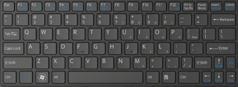 Bàn Phím Keyboard Sony Vaio Vpc-Eg25Fx/W
