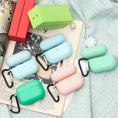  Túi đựng AirPods Pro Nhựa dẻo TPU kèm móc JM SN12 