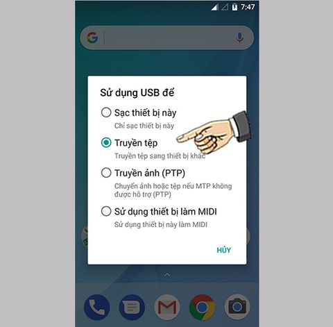 Hướng dẫn kết nối Xiaomi Mi A1 với máy tính