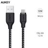 Cáp Micro USB 1.2m Aukey CB-AM1 Đen Trắng